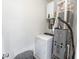Modern utility room with new dryer, water heater, and updated HVAC system at 828 Sail Ln. # 203, Murrells Inlet, SC 29576