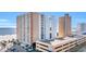 Exterior of condo building featuring private balconies with ocean views at 9550 Shore Dr. # 1637/1638, Myrtle Beach, SC 29572