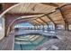 Indoor pool and hot tub area with exposed timber arch ceilings at 9550 Shore Dr. # 1637/1638, Myrtle Beach, SC 29572