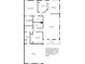 Detailed floor plan of the home, showcasing the layout of rooms, dimensions, and overall design at 152 Rose Water Loop, Myrtle Beach, SC 29588