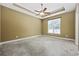 Bedroom boasts trey ceiling, and a bright window for lots of natural light at 197 Black Bear Rd., Myrtle Beach, SC 29588