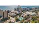 Aerial view of resort near colorful beachside townhomes and ocean at 205 74Th Ave. N # 1508, Myrtle Beach, SC 29572