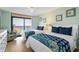 Bright bedroom with two beds, ocean views, and charming décor, ideal for a comfortable and relaxing stay at 205 74Th Ave. N # 1508, Myrtle Beach, SC 29572
