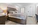 Cozy bedroom featuring a well-made bed with a beautiful headboard, creating an inviting space at 2300 N Ocean Blvd. # 1037, Myrtle Beach, SC 29577