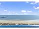 Beautiful water view that showcases the expansive coastline from an elevated angle at 2300 N Ocean Blvd. # 1037, Myrtle Beach, SC 29577