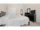 A cozy bedroom features a neutral color palette, plush bedding, and matching dresser and a TV for comfortable living at 2350 Clandon Dr., Myrtle Beach, SC 29579