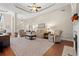 Spacious living room with coffered ceilings, recessed lighting, and comfortable furniture at 2350 Clandon Dr., Myrtle Beach, SC 29579