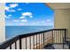 Serene balcony view overlooking the beach and ocean, providing a peaceful outdoor space at 2401 S Ocean Blvd. # 1260, Myrtle Beach, SC 29577
