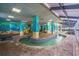 Indoor pool area with ocean-themed decor and a lazy river at 2401 S Ocean Blvd. # 1260, Myrtle Beach, SC 29577