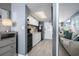 Modern kitchen with stainless steel appliances at 2401 S Ocean Blvd. # 1260, Myrtle Beach, SC 29577