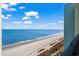 Expansive ocean view showcasing the sandy beach and calming blue water on a bright, sunny day at 2401 S Ocean Blvd. # 1260, Myrtle Beach, SC 29577