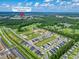 Aerial view of the new construction neighborhood with shopping, groceries, and restaurants nearby at 2420 Campton Loop, Conway, SC 29527