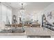 Open concept living room viewed from the kitchen island at 2476 Blue Crane Circle # 101, Myrtle Beach, SC 29577