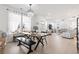 Open concept living and dining areas with great lighting and an easy flow layout at 2476 Blue Crane Circle # 101, Myrtle Beach, SC 29577