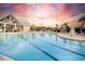 Community pool featuring ample seating and resort-style living at 2476 Blue Crane Circle # 101, Myrtle Beach, SC 29577