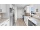 Tastefully updated kitchen features granite counters, stainless steel appliances and tile backsplash at 2483 Morlynn Dr., Myrtle Beach, SC 29577