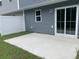 Outdoor patio with sliding glass doors leading to the interior space, perfect for relaxing at 269 Christiana Ln. # F, Myrtle Beach, SC 29579