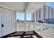 Private balcony with views of the surrounding buildings providing a peaceful outdoor space at 300 Shorehaven Dr. # A4, North Myrtle Beach, SC 29582