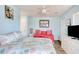 Inviting bedroom featuring a comfortable bed, a dresser, and tasteful décor for a cozy retreat at 300 Shorehaven Dr. # A4, North Myrtle Beach, SC 29582