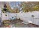 Backyard features a small, colorful tricycle, white fencing, and landscaping at 3557 Chestnut Dr. # 3557, Myrtle Beach, SC 29577