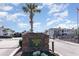 Welcoming entrance to Broadway Station, featuring lush landscaping at 3762 Citation Way # 1013, Myrtle Beach, SC 29577