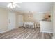 Dining room area with wood-look floors, white trim, and access to a closet at 3762 Citation Way # 1013, Myrtle Beach, SC 29577