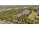 Aerial view of property surrounded by golf course and mature trees at 437 Colonial Trace Dr. # 2C, Longs, SC 29568
