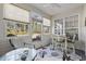 Relaxing sun room with views of a large yard, a table, and an area rug at 437 Colonial Trace Dr. # 2C, Longs, SC 29568