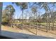 Scenic view of the backyard showcasing mature trees and a glimpse of the neighborhood at 4420 Eastport Blvd. # M12, Little River, SC 29566