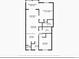 Detailed floor plan layout showcasing the room dimensions and overall flow of the house at 4420 Eastport Blvd. # M12, Little River, SC 29566