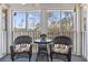 Relaxing screened-in porch featuring woven chairs and a beautiful view at 4420 Eastport Blvd. # M12, Little River, SC 29566