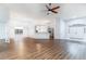 Spacious living room with hardwood floors connects seamlessly to the kitchen and dining area at 481 Morning Glory Ct., Myrtle Beach, SC 29579