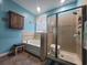 Bathroom features a soaking tub and separate glass shower at 5318 Tremiti Ln., Myrtle Beach, SC 29579