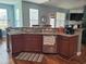 Features of the kitchen include light blue walls and stainless steel appliances on granite counters at 5318 Tremiti Ln., Myrtle Beach, SC 29579