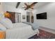 Cozy bedroom with a walk-in closet and an ensuite bathroom with a double vanity at 533 Canborough Lane, Murrells Inlet, SC 29576