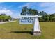 Evans Park neighborhood entrance sign at 533 Canborough Lane, Murrells Inlet, SC 29576
