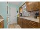 Bright kitchen featuring wooden cabinets and stainless steel appliances at 6001 - 1308 S Kings Hwy., Myrtle Beach, SC 29575