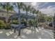 Outdoor community area with stylish pergola, seating, tables, and barbeque, perfect for social gatherings at 601 Mitchell Dr. # 808, Myrtle Beach, SC 29577