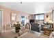 Stylish dining area connects seamlessly to the living room and offers views of the ocean at 601 Mitchell Dr. # 808, Myrtle Beach, SC 29577