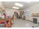 Unfinished basement featuring a workbench, tools, and plenty of space for storage or customization at 80 Stonington Dr., Murrells Inlet, SC 29576