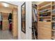 Walk-in closet with custom built-ins, shelving and hanging storage at 80 Stonington Dr., Murrells Inlet, SC 29576