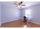 Bedroom featuring ceiling fan and natural light at 8091 Bark Ct., Murrells Inlet, SC 29576