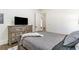 Bedroom with ensuite bathroom and closet boasts modern design elements at 8285 Leone Circle, Myrtle Beach, SC 29579