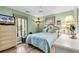 Cozy bedroom with soothing green walls and a comfortable bed, creating a relaxing retreat at 876 Antiqua Dr., Myrtle Beach, SC 29572