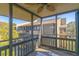 A screened patio with views of adjacent buildings at 9501 Shore Dr. # A-314, Myrtle Beach, SC 29572