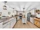 Spacious kitchen with stainless steel appliances, a center island, and ample counter space for cooking at 982 Bonita Loop, Myrtle Beach, SC 29588