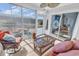 Bright sunroom featuring tile floors, wicker furniture, and sliding glass doors to the patio at 982 Bonita Loop, Myrtle Beach, SC 29588