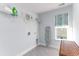 Practical laundry room with shelving and good natural light at 104 Fair Meadow Ct., Loris, SC 29569