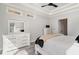 This is the main bedroom with two dressers, a ceiling fan, and a view of the backyard at 1042 Muscovy Pl., Conway, SC 29526