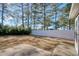 Fenced backyard with a concrete patio area offers a private outdoor space at 105 Wagon Wheel Ln., Surfside Beach, SC 29575